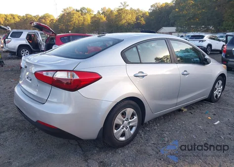 2015 Kia Forte Lx из США, поврежденный, VIN KNAFK4A65F5340364